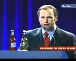He also appeared in the commercials promoting Miller Lite.